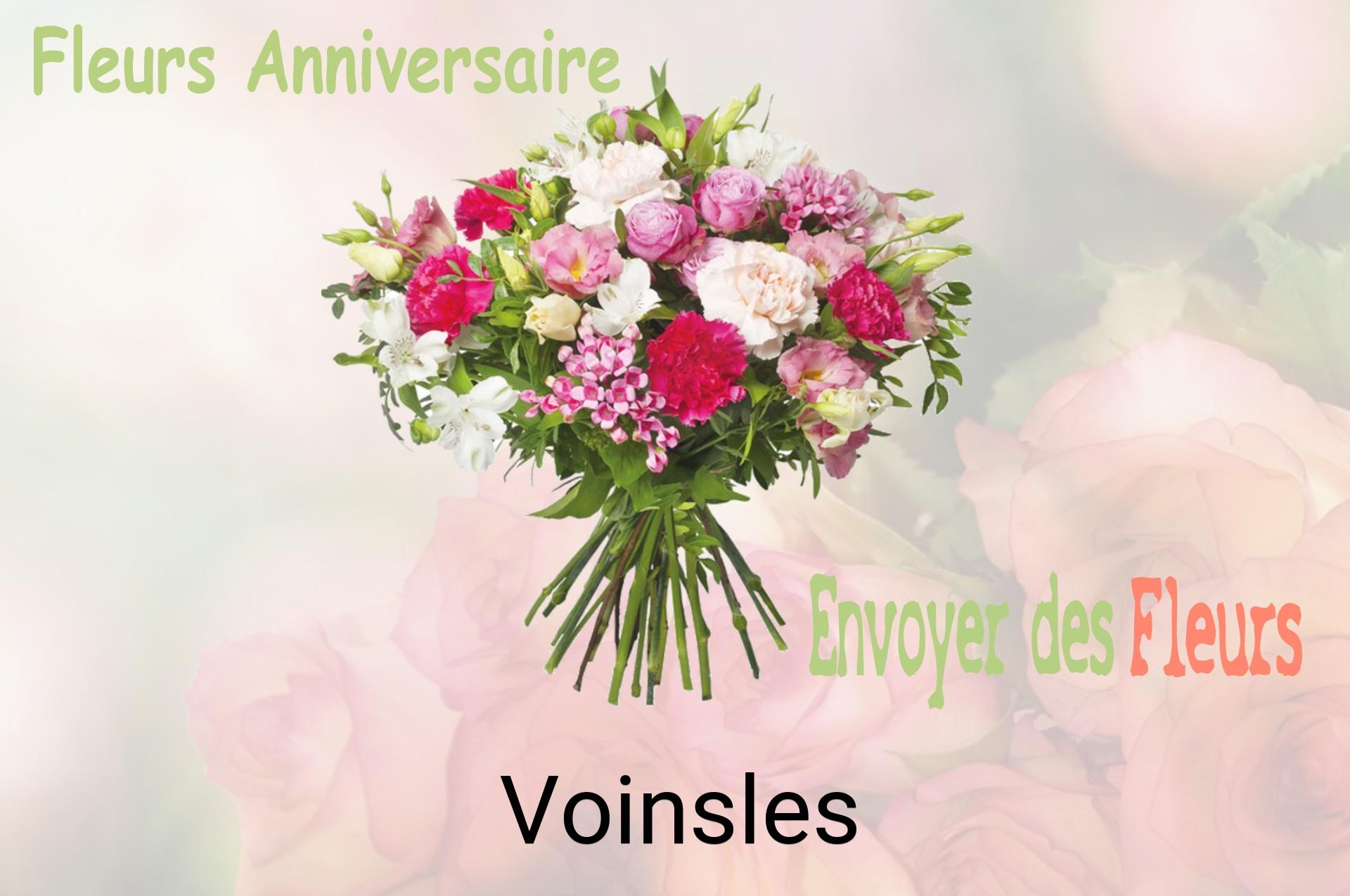 Bouquet de fleurs d’anniversaire livré à Voinsles
