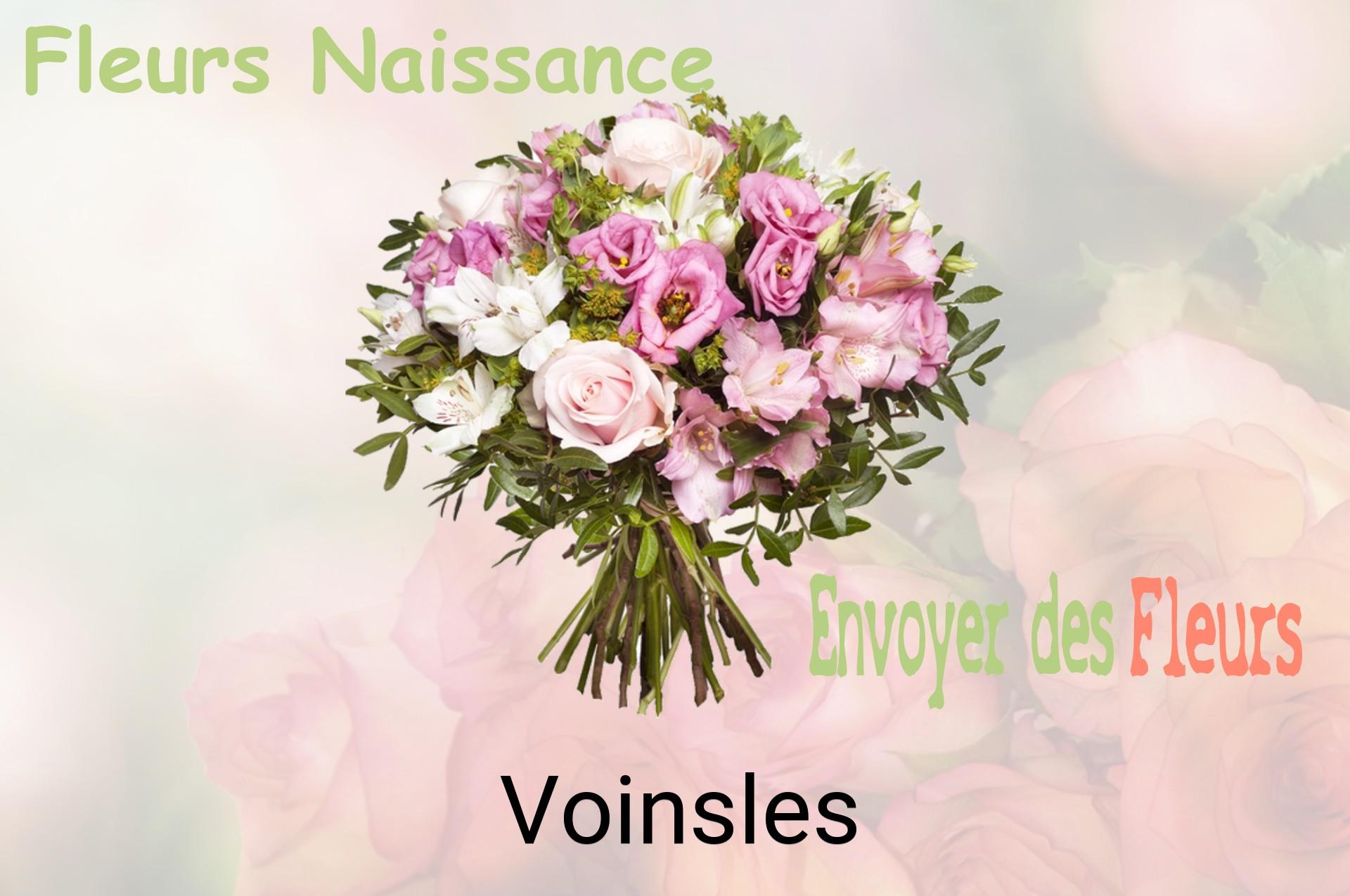 Bouquet de fleurs de naissance livré à Voinsles